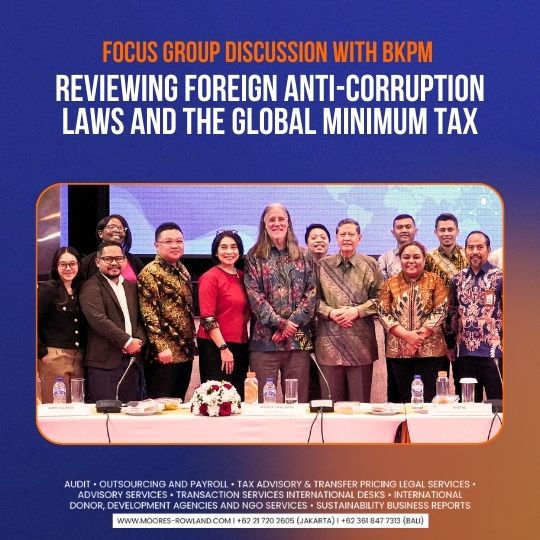 Focus Group Discussion: Reviewing Foreign Anti-Corruption Laws and the Global Minimum Tax.