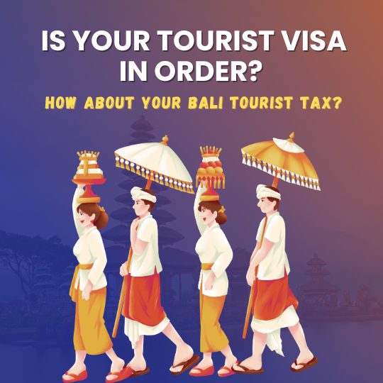 Is Your Tourist Visa in Order How About Your Bali Tourist Tax