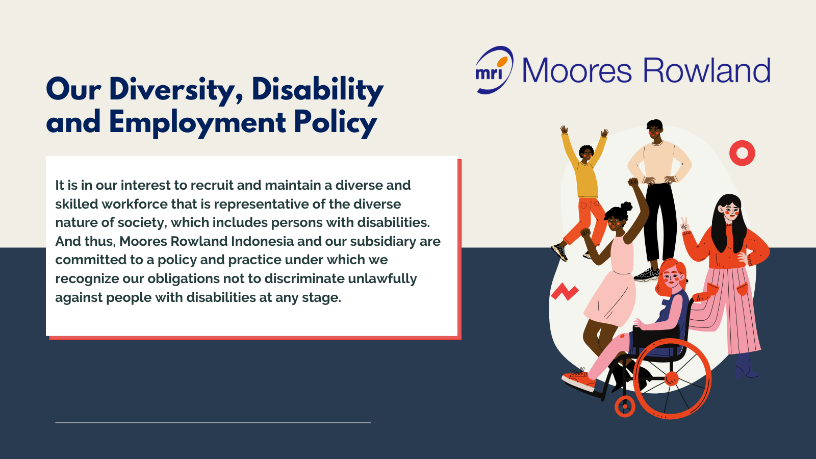 Diversity, Disability and Employment Policy in Moores Rowland